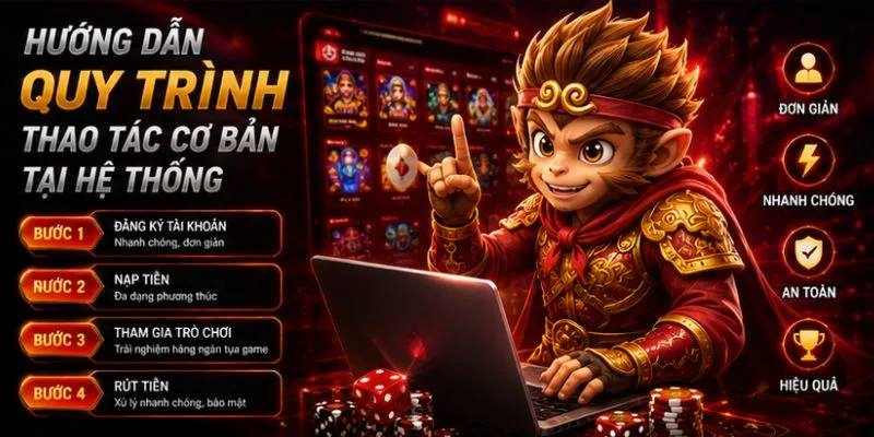 Hướng dẫn quy trình thao tác cơ bản tại hệ thống