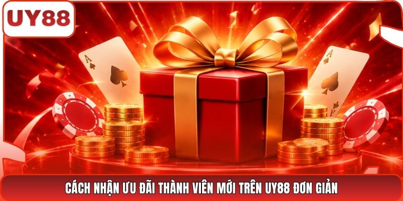 Cách nhận ưu đãi thành viên mới trên UY88 đơn giản