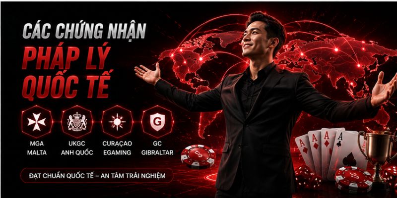 Các chứng nhận pháp lý quốc tế tại UY88